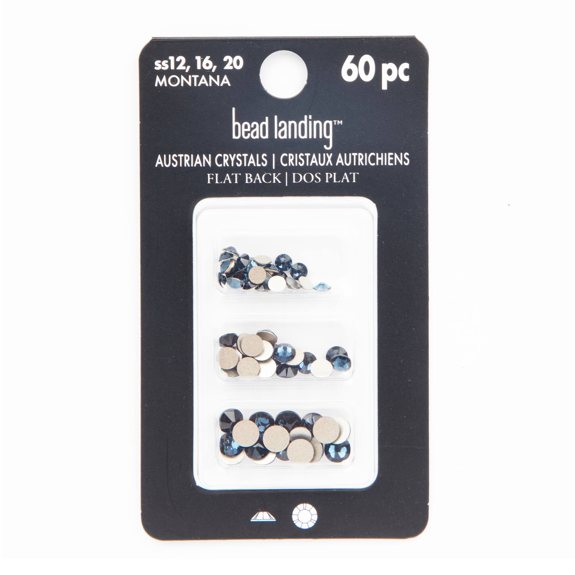 Round Flatback Austrian Crystals Mix by Bead Landing